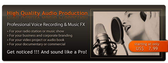 high quality audio production