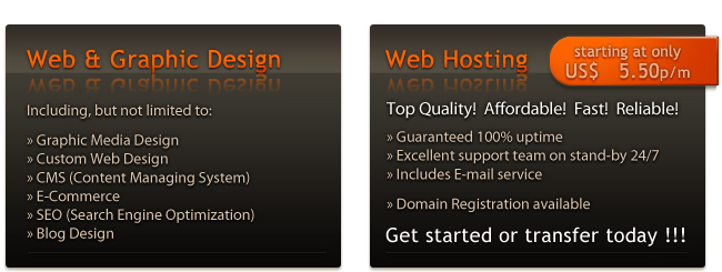 web hosting web design